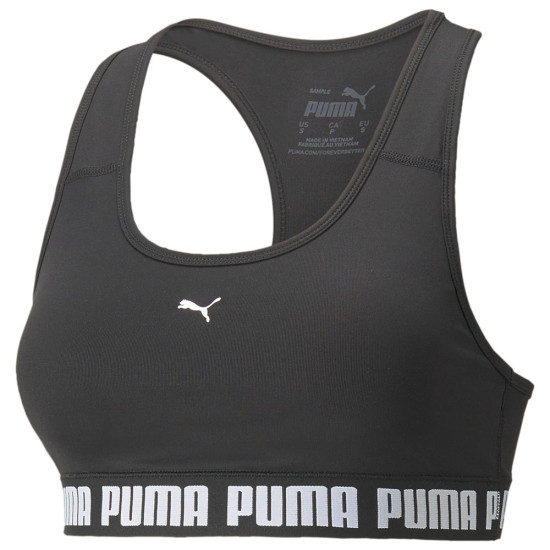 Puma Γυναικείο μπουστάκι Mid Impact Puma Strong Bra Puma Γυναικείο μπουστάκι Mid Impact Puma Strong Bra